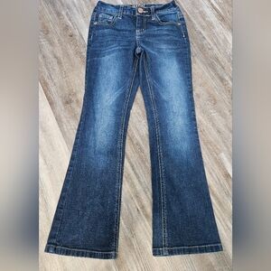 Justice Mid-rise Boot Jeans Size 8